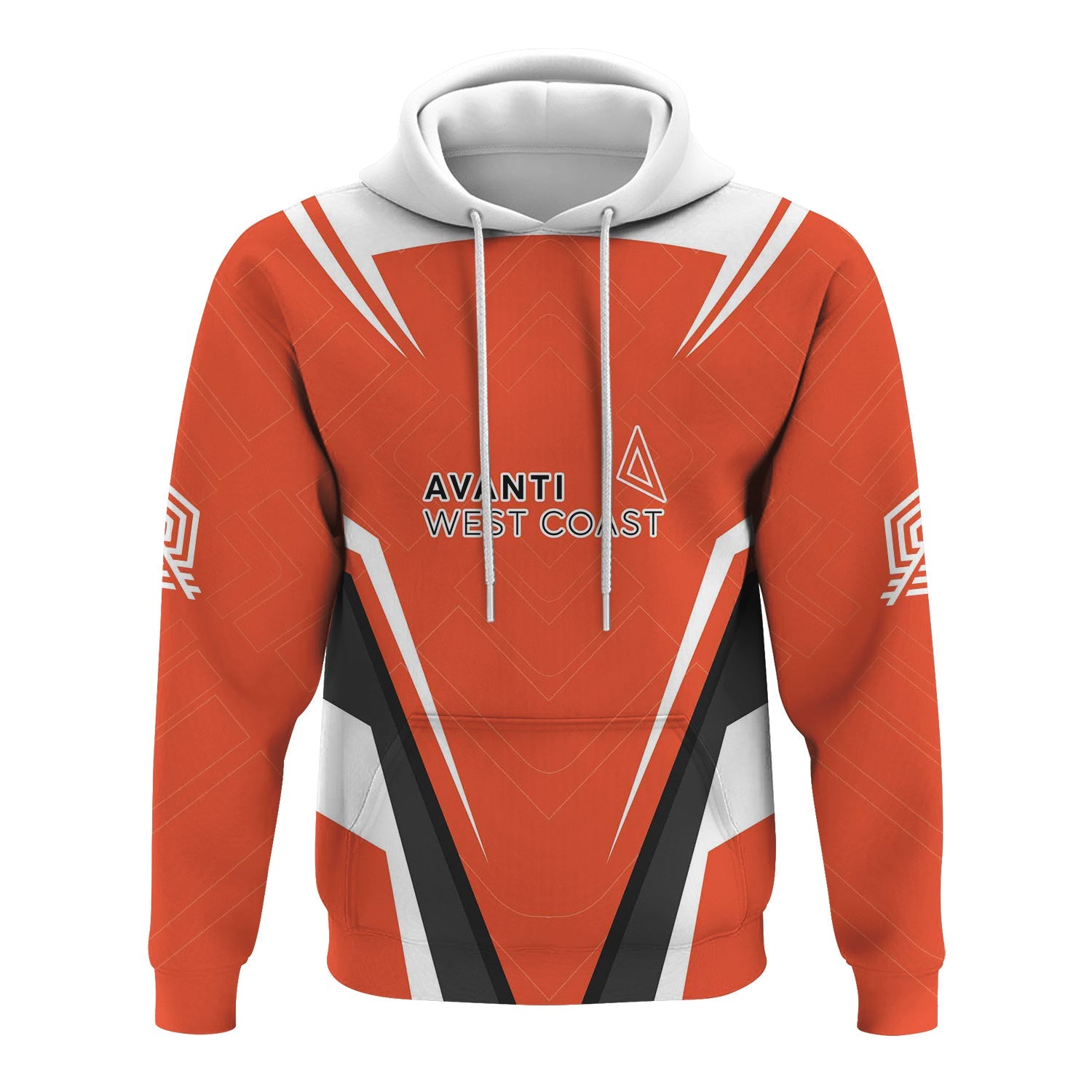 Railspirit Personalized Avanti West Coast Hoodie Railway Inspired Apparel Train Zip Up Hoodie For Train Lovers