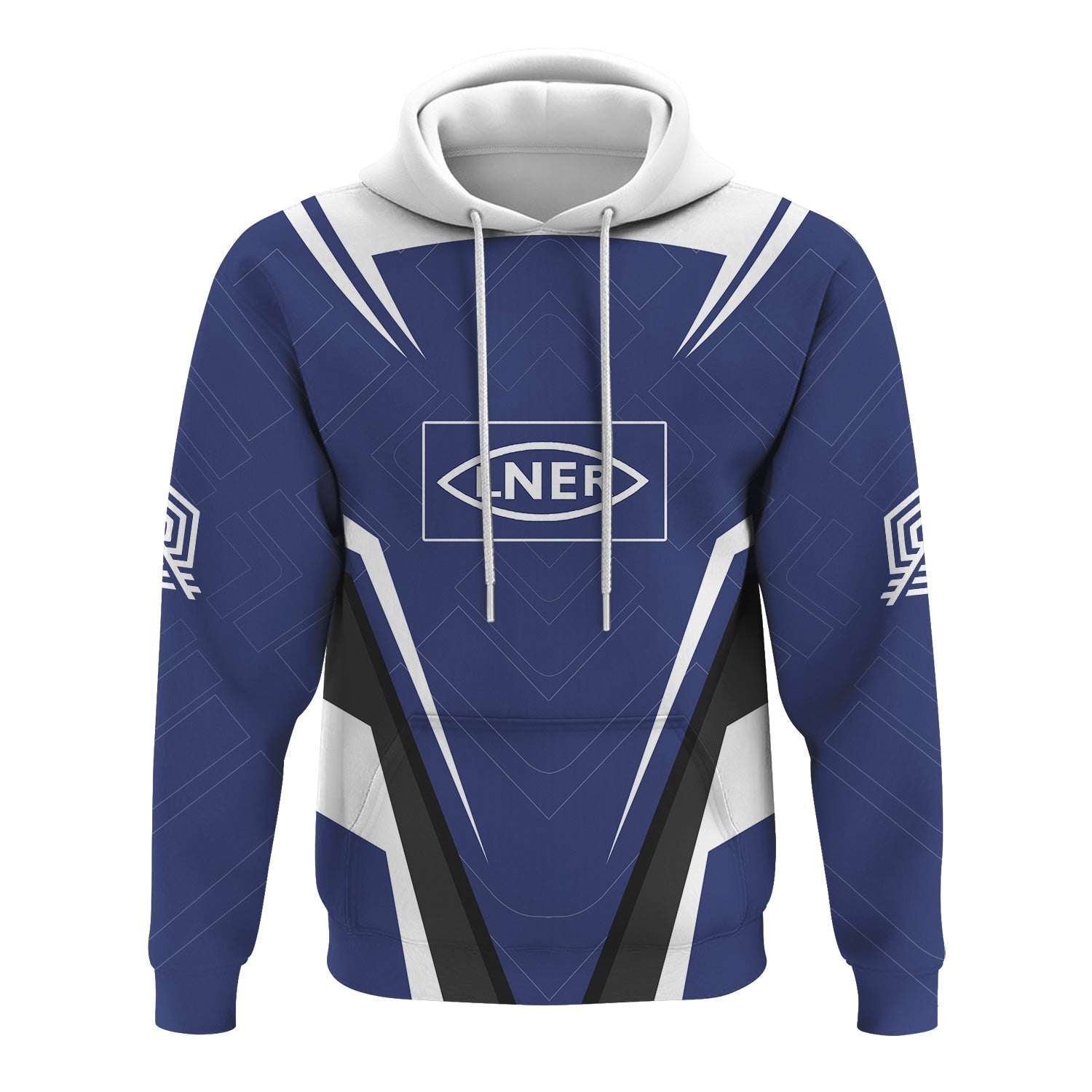 Railspirit Personalized London and North Eastern Railway Hoodie Railway Inspired Apparel Train Zip Up Hoodie For Train Lovers