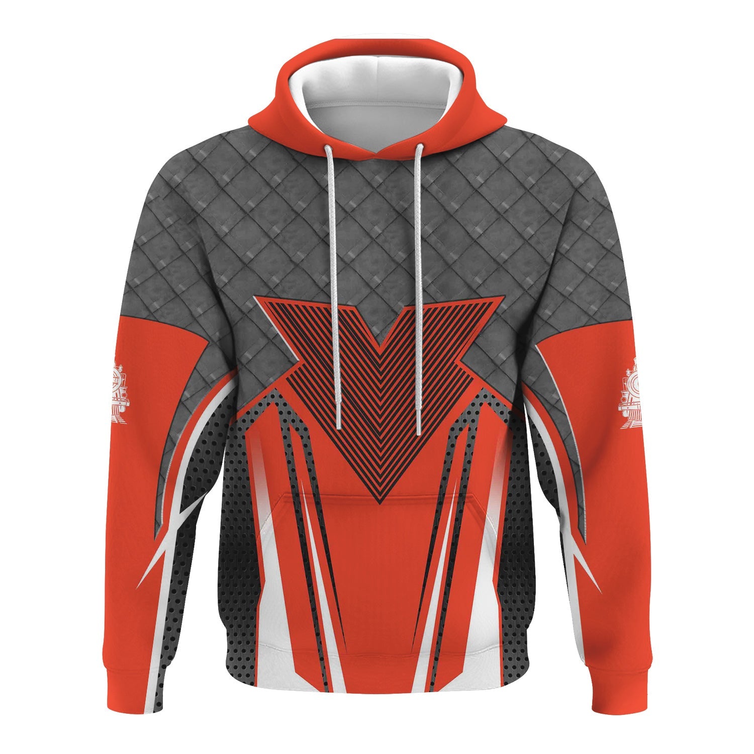 Railspirit Personalized British Railway Hoodie Rugged Steel Vibes Train Zip Up Hoodie All Over Print