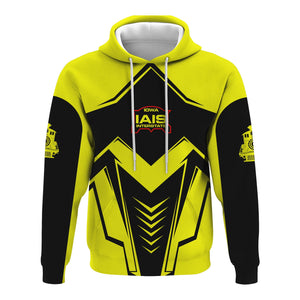 Railspirit Personalized Iowa Interstate Railroad Hoodie Railway Trainspotter Style IAIS Zip Up Hoodie Gift Idea For Foamers