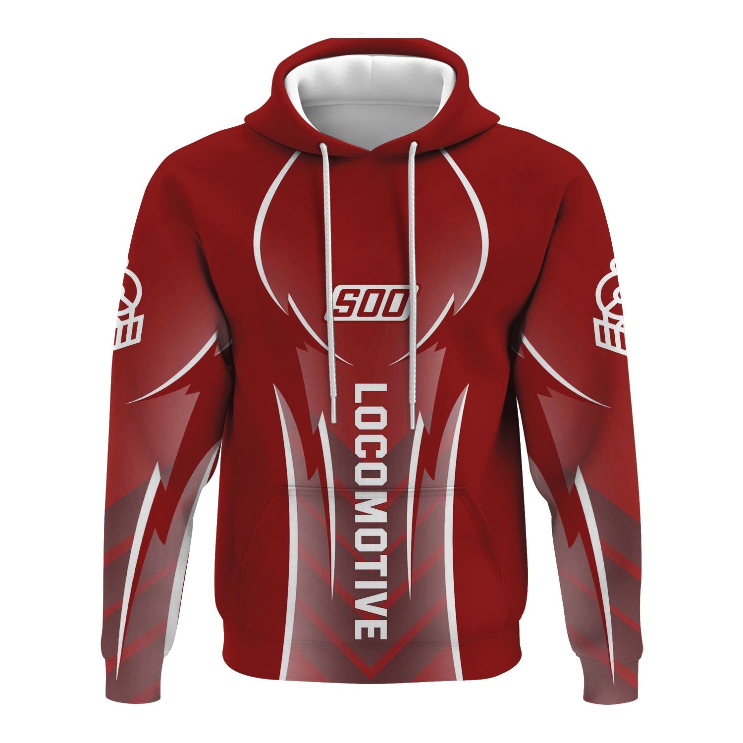 Railspirit Personalized Soo Line Railroad Hoodie Striking Line Style Train Zip Up Hoodie For Locomotive Lovers