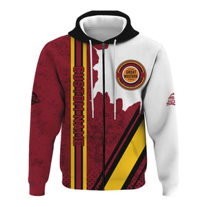 Railspirit Personalized Chicago Great Western Railroad Hoodie All Over Printed Unisex Zip Up Hoodie