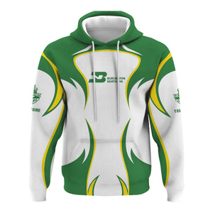 Railspirit Personalized Burlington Northern Railroad Hoodie Distinctive Flame Style Zip Up Hoodie For Steam Engine Addict