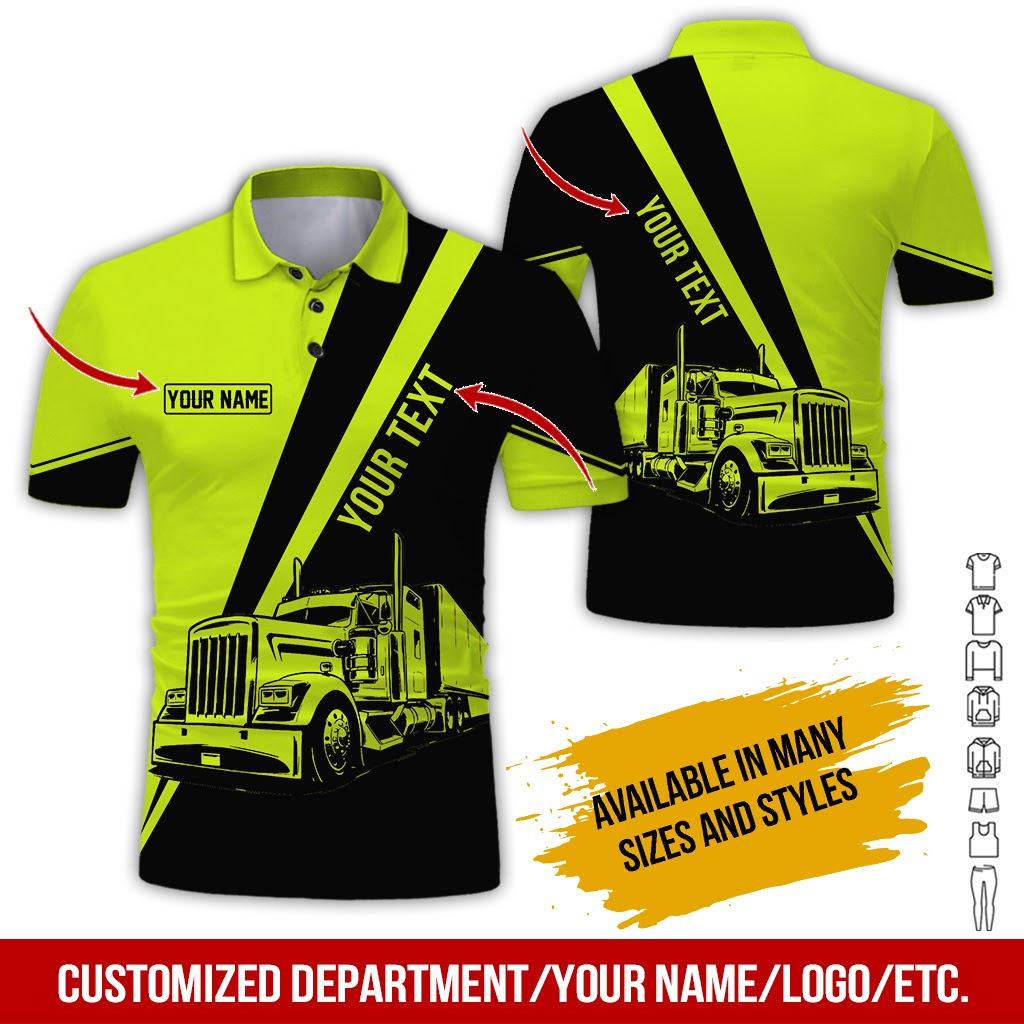 Customized Truck Driver Uniform Printed Clothes, Custom Trucker Gear