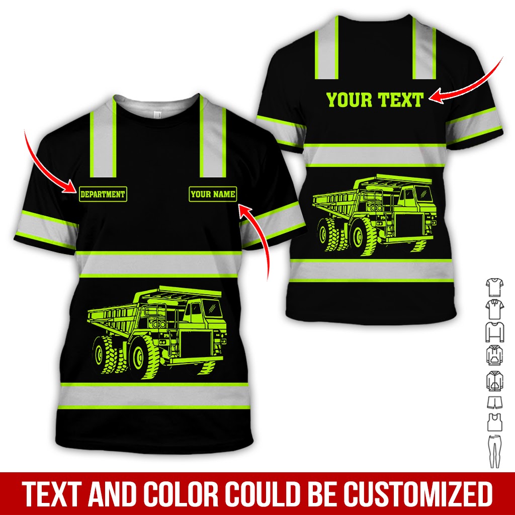 Customized Name Love Haul Truck Uniform Clothes, Custom Tow Driver Apparel