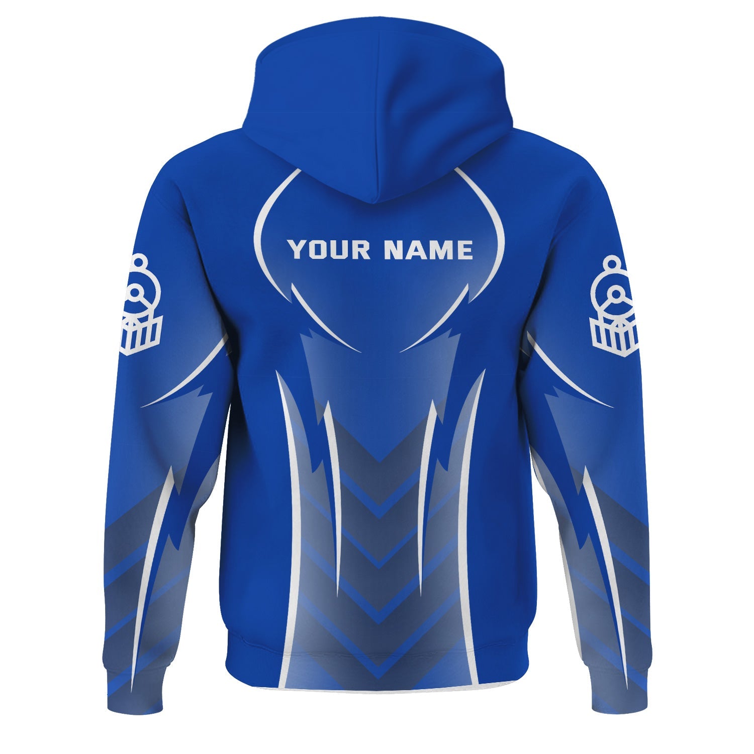 Railspirit Personalized Long Island Railroad Hoodie Striking Line Style Train Zip Up Hoodie For Locomotive Lovers