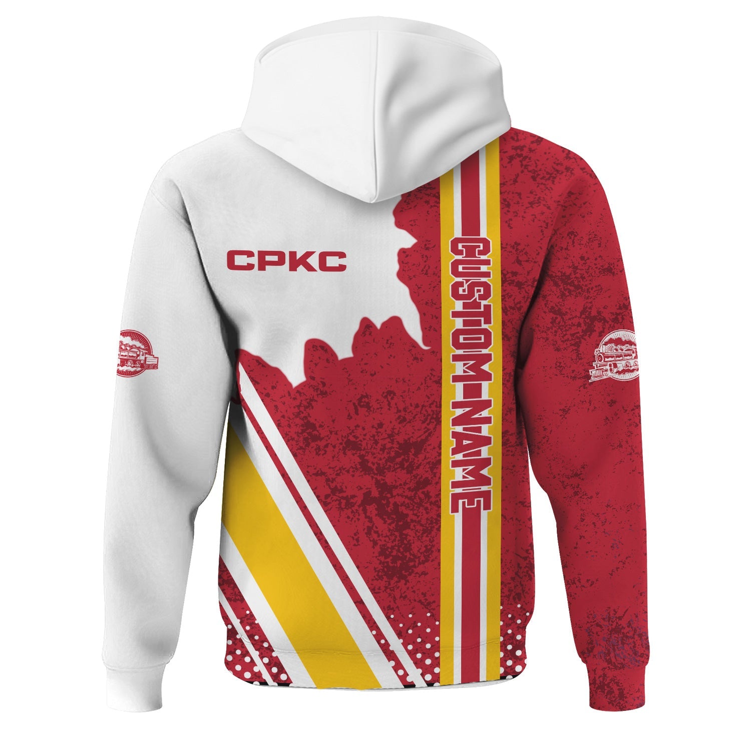 Railspirit Personalized Canadian Pacific Kansas City Hoodie CPKC All Over Printed Unisex Zip Up Hoodie