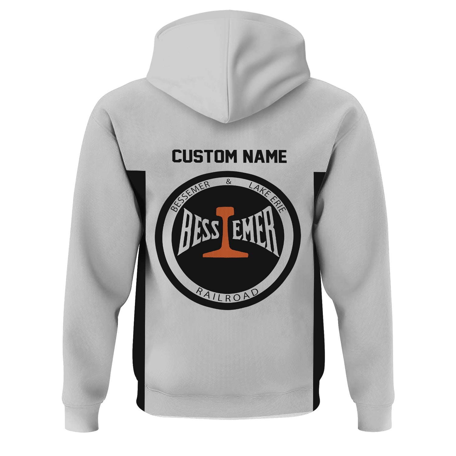 Railspirit Custom Name Bessemer And Lake Erie Railroad Hoodie Yes I Need All Those Train Printed Zip Hoodie