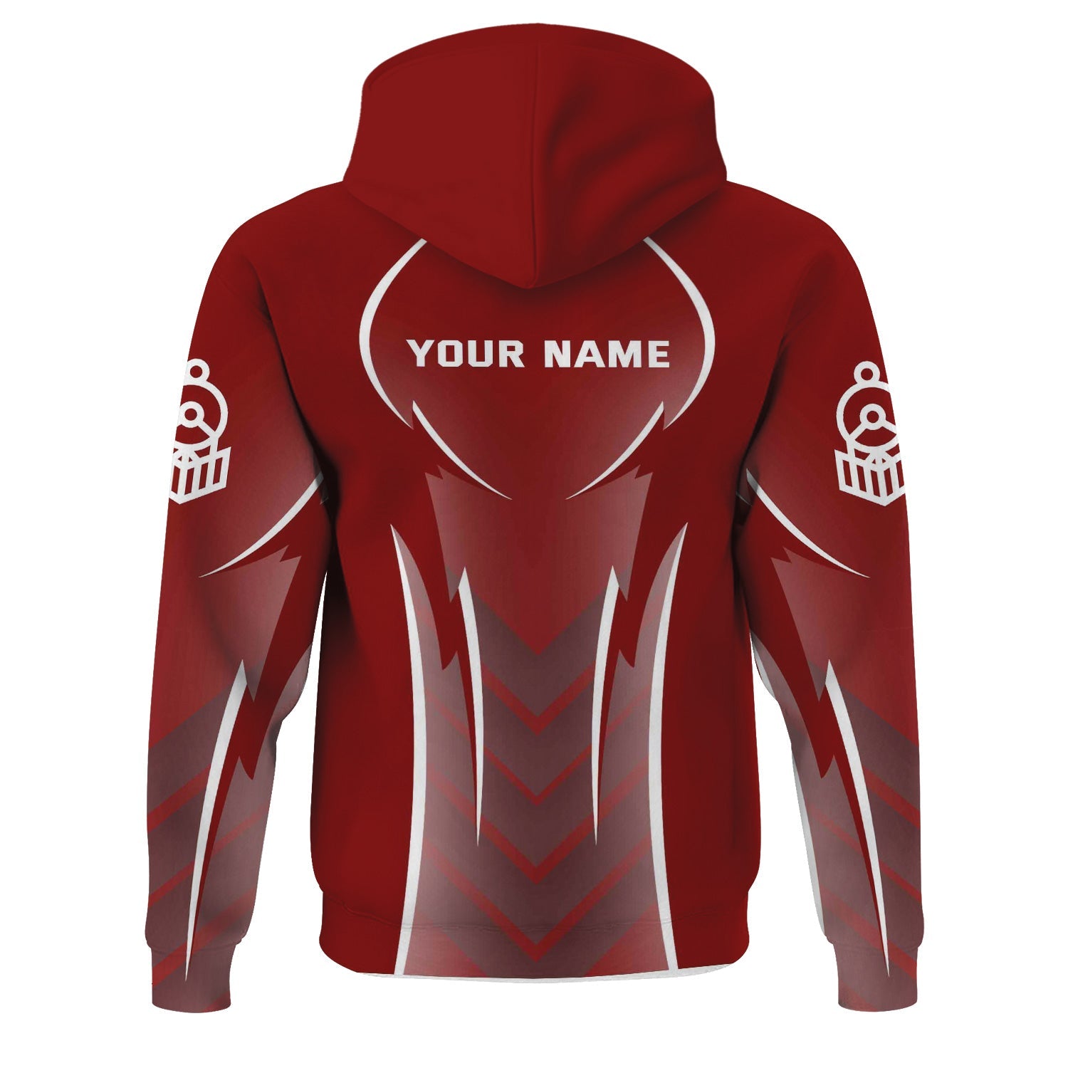 Railspirit Personalized Detroit & Mackinac Railroad Hoodie Striking Line Style Train Zip Up Hoodie For Locomotive Lovers