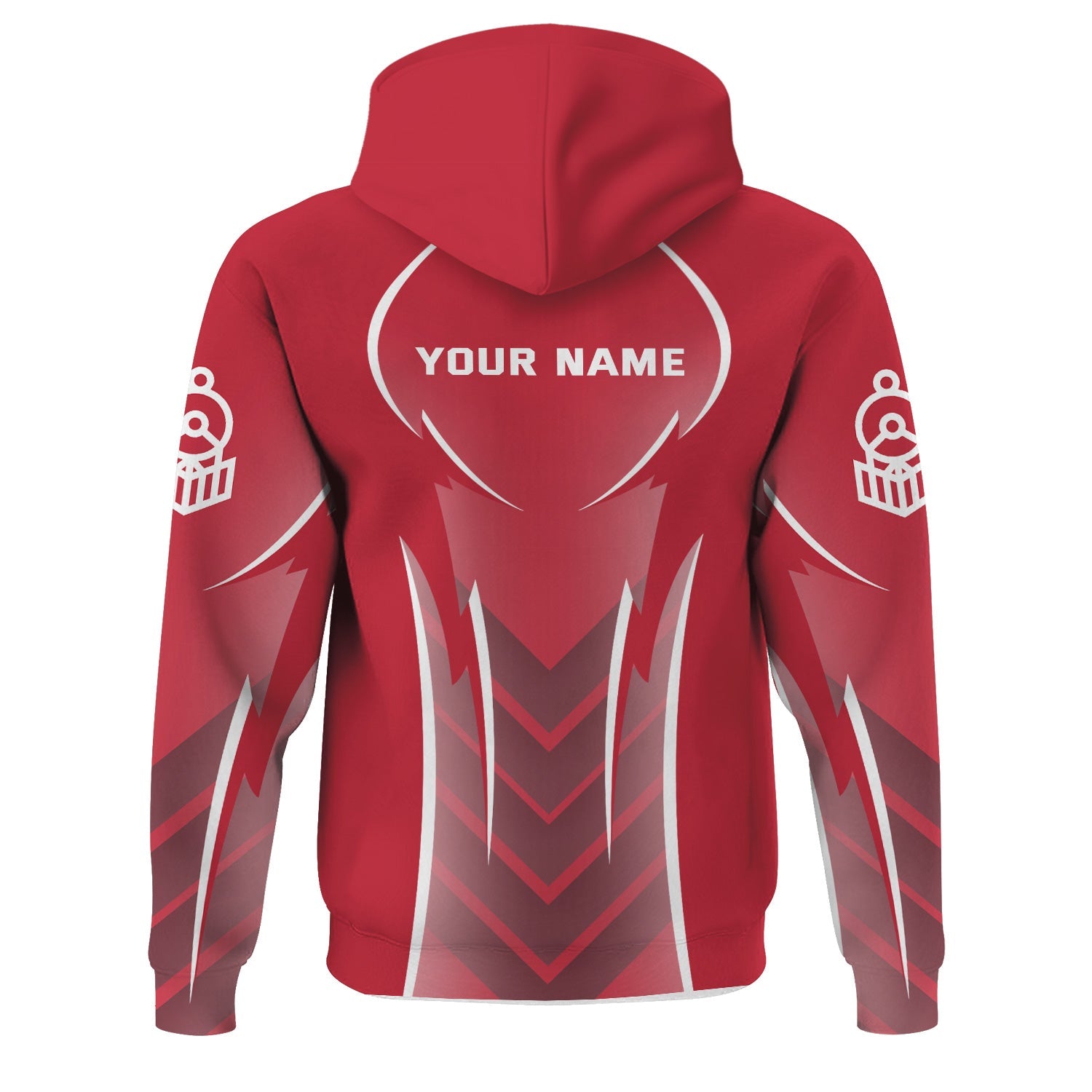 Railspirit Personalized Canadian Pacific Kansas City Hoodie Striking Line Style CPKC Train Zip Up Hoodie For Locomotive Lovers