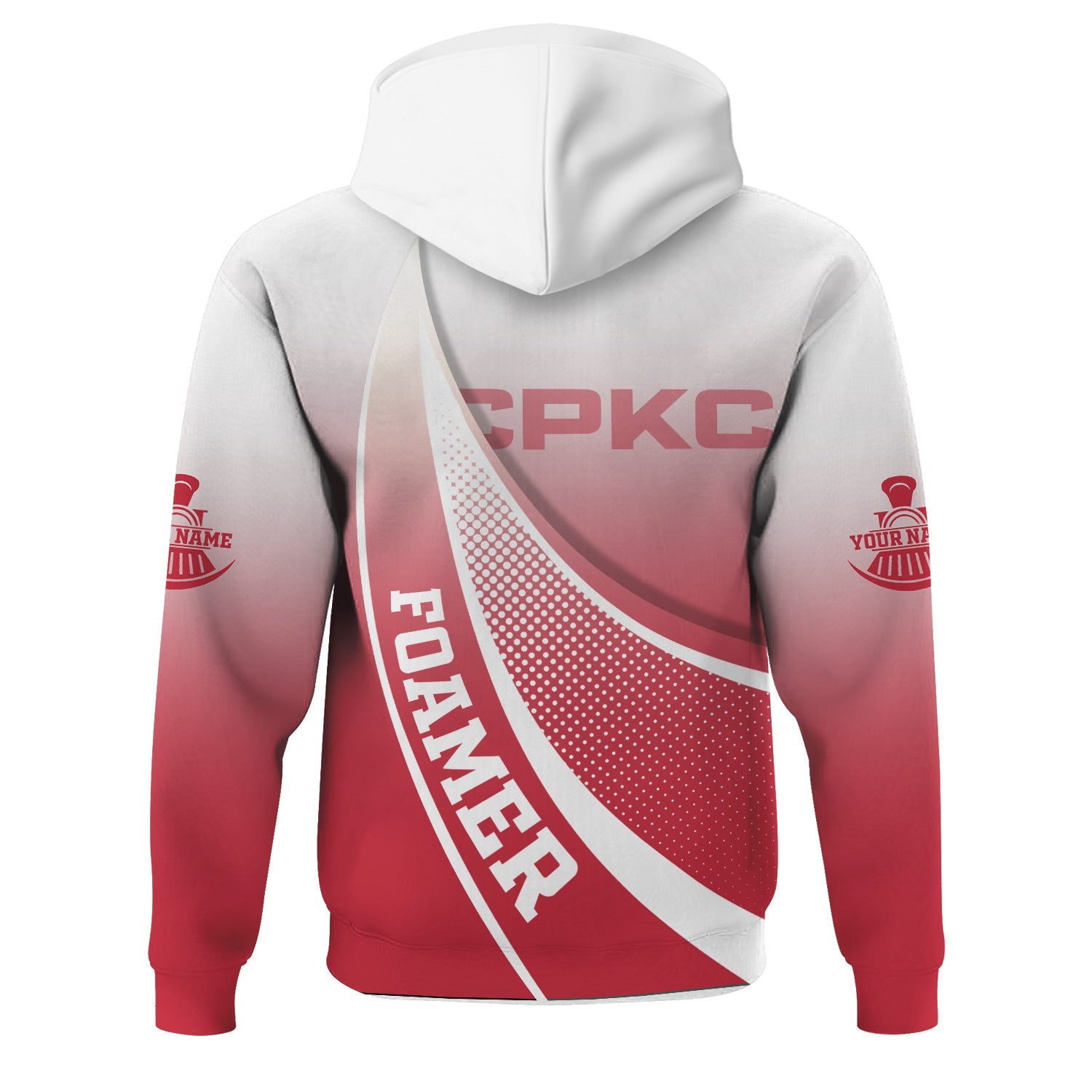 Railspirit Personalized Canadian Pacific Kansas City Hoodie Railway-Themed Style CPKC Zip Up Hoodie Gift Idea For Trainspotter