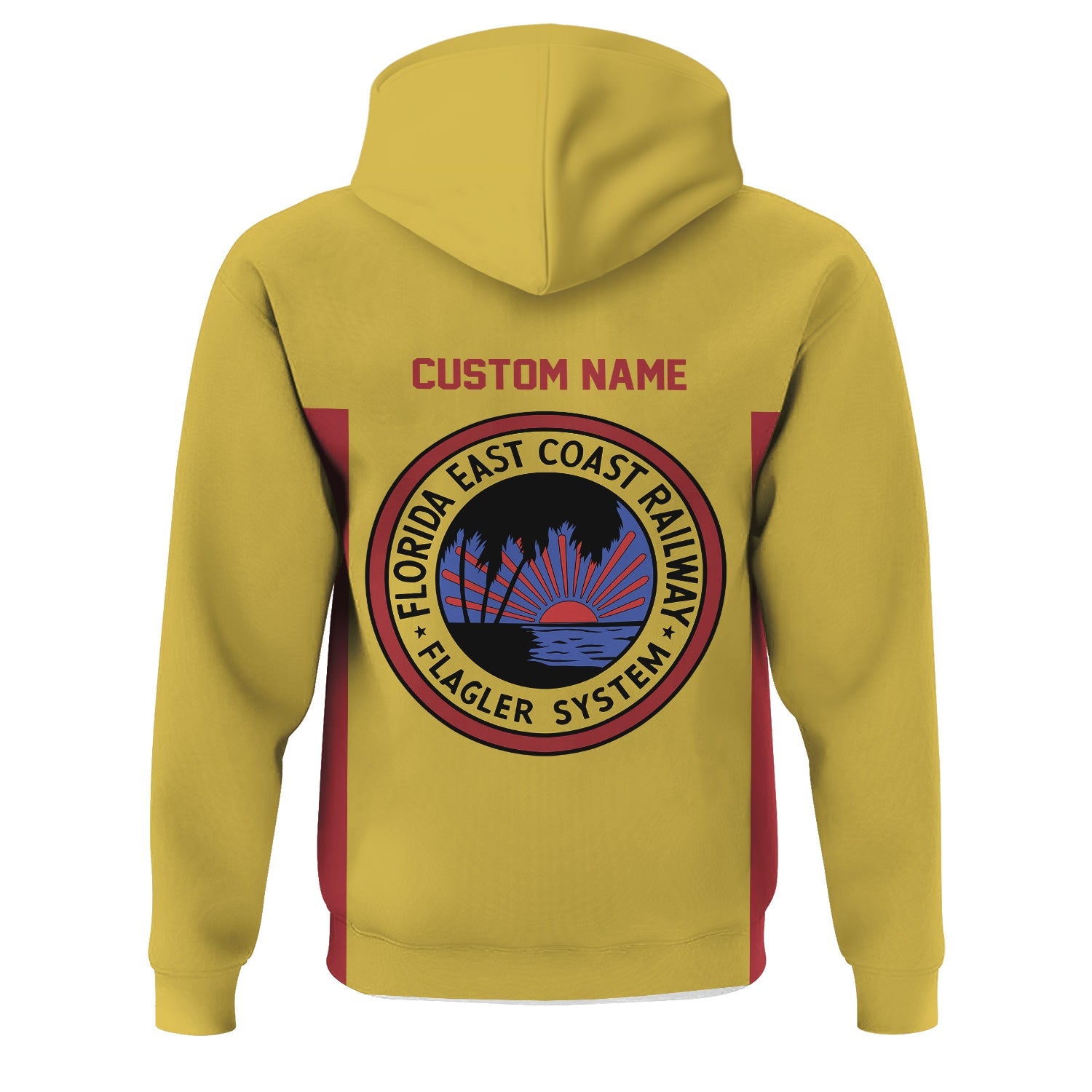 Railspirit Custom Name Florida East Coast Railway Hoodie Yes I Need All Those Train Printed Zip Hoodie