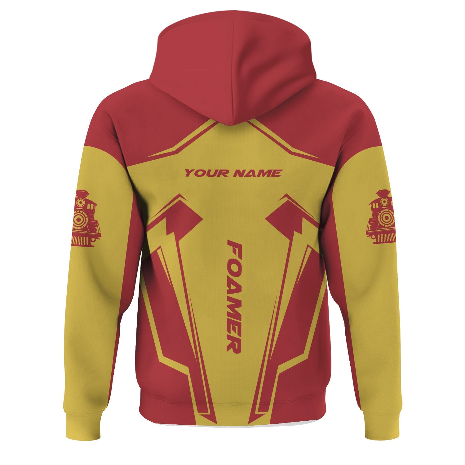 Railspirit Personalized Florida East Coast Railway Hoodie Railway Trainspotter Style Zip Up Hoodie Gift Idea For Foamers