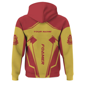 Railspirit Personalized Florida East Coast Railway Hoodie Railway Trainspotter Style Zip Up Hoodie Gift Idea For Foamers