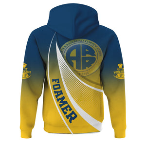 Railspirit Personalized Alaska Railroad Hoodie Railway-Themed Style Zip Up Hoodie Gift Idea For Trainspotter
