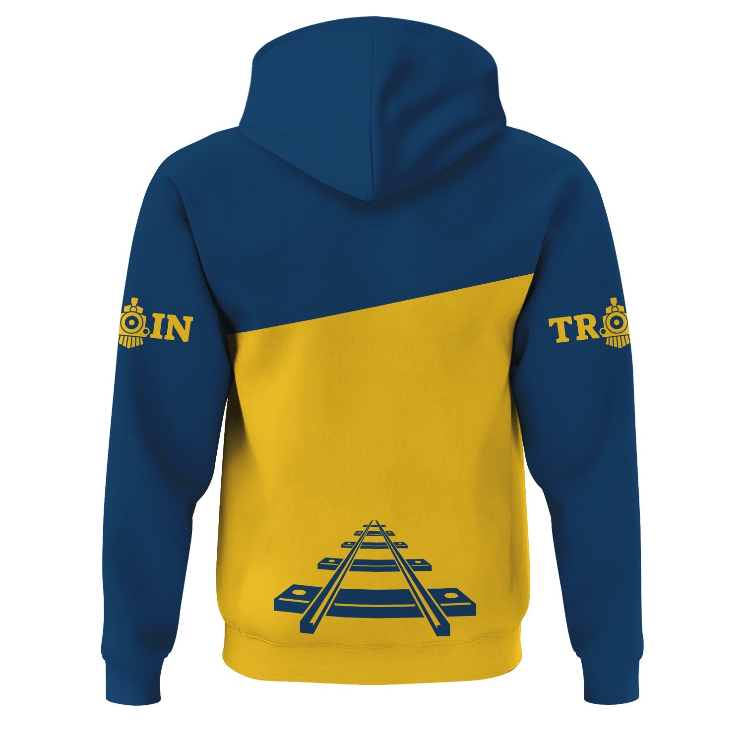 Railspirit Custom Name Alaska Railroad Hoodie One Track Mind Printed Zip Hoodie