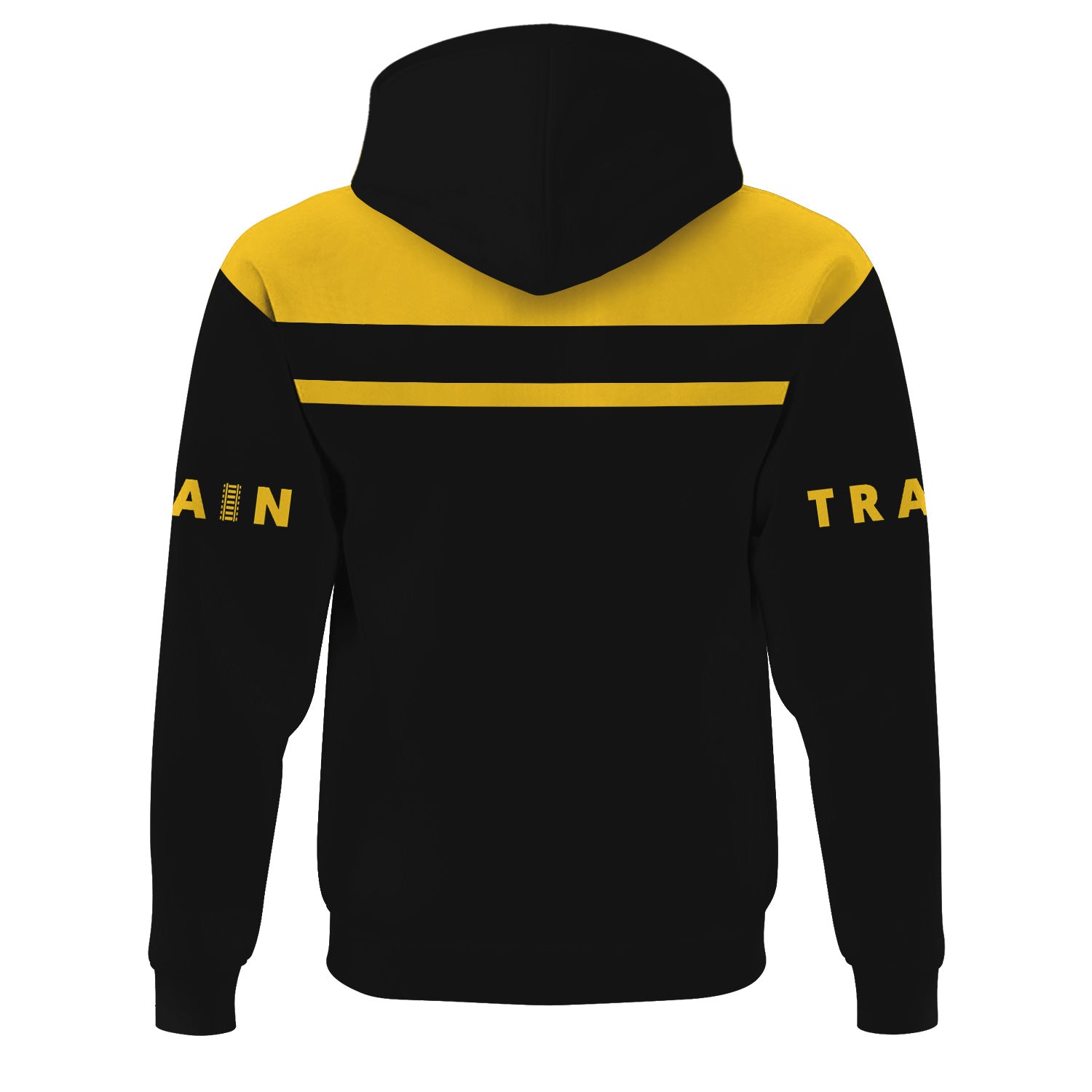 Railspirit Custom Name Alaska Railroad Hoodie American Train Ticket Printed Zip Hoodie