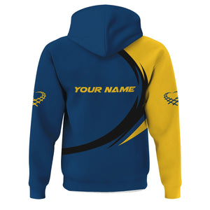 Railspirit Personalized Alaska Railroad Hoodie Unique Graphic Style Zip Up Hoodie For Train Enthusiasts