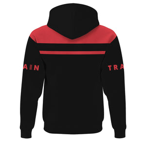 Railspirit Custom Name Kansas City Southern Hoodie American Train Ticket Printed Zip Hoodie