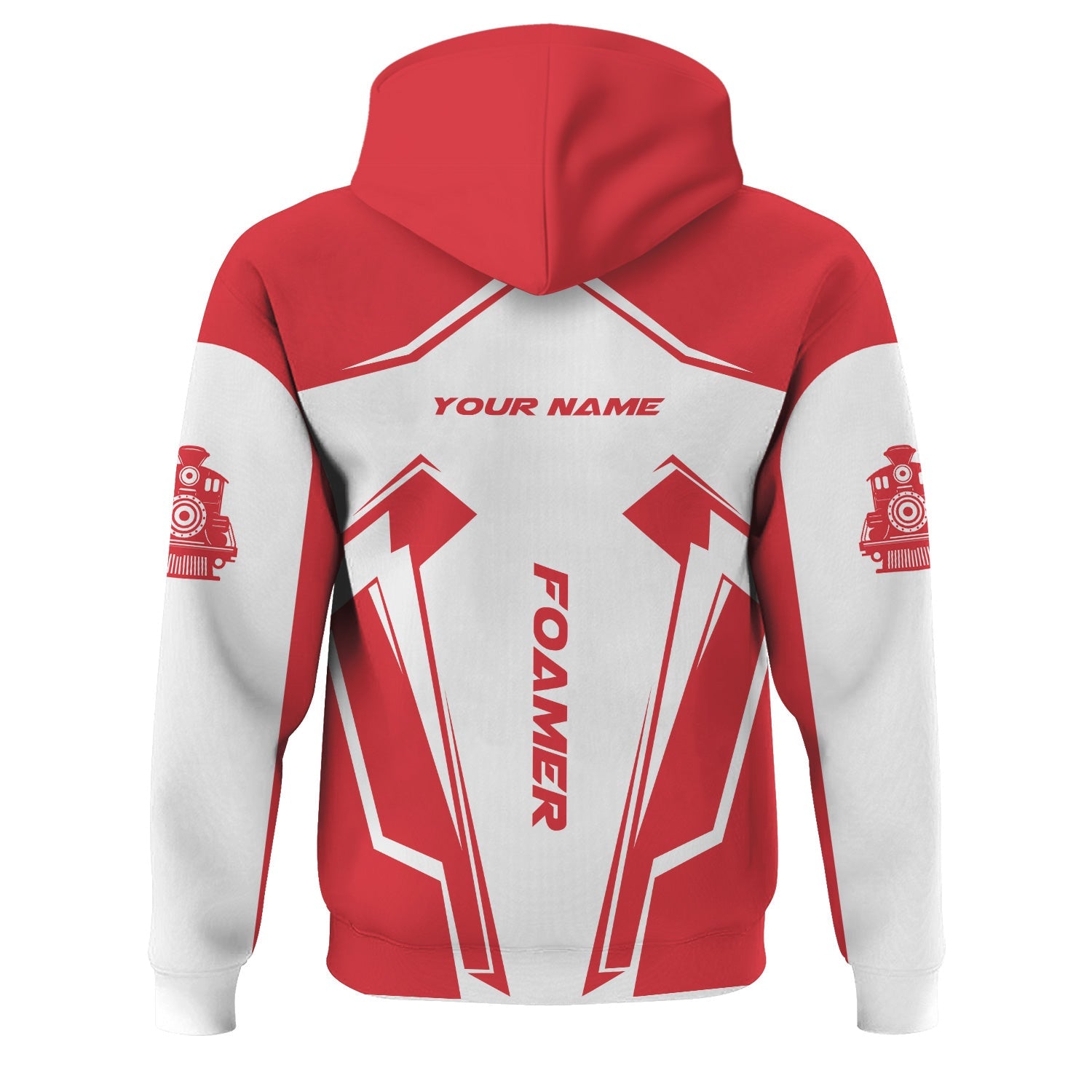 Railspirit Personalized Kansas City Southern Hoodie Railway Trainspotter Style Zip Up Hoodie Gift Idea For Foamers