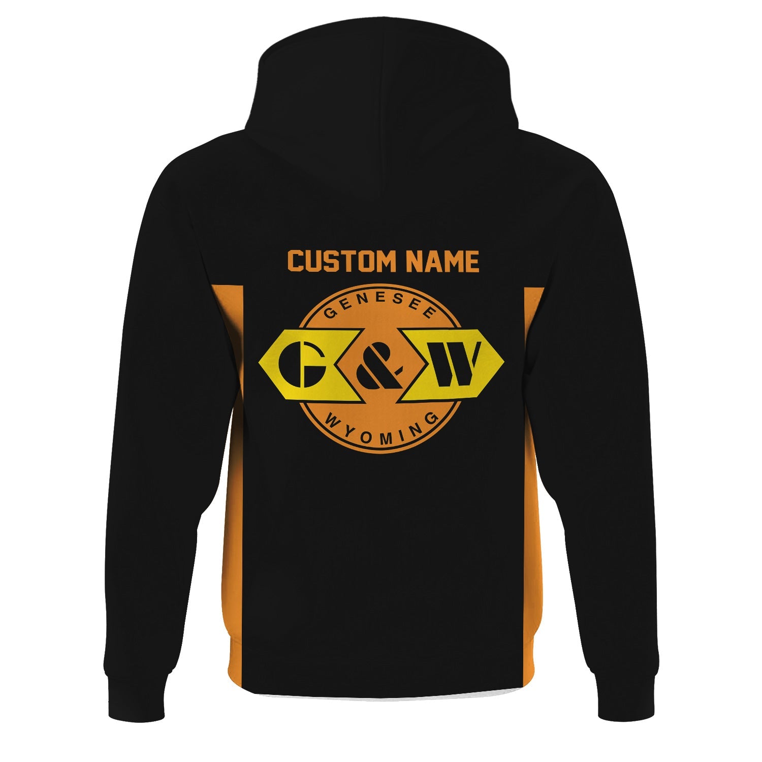 Railspirit Custom Name Genesee & Wyoming Inc. Railroad Hoodie Yes I Need All Those Train Printed Zip Hoodie