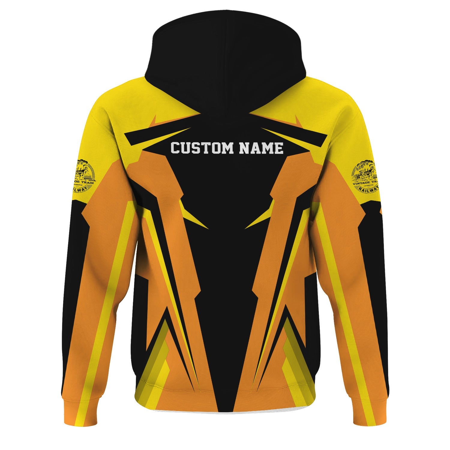 Railspirit Personalized Genesee & Wyoming Inc. Railroad Hoodie Strong Line Style Train Hoodie Gift Idea For Train Lover