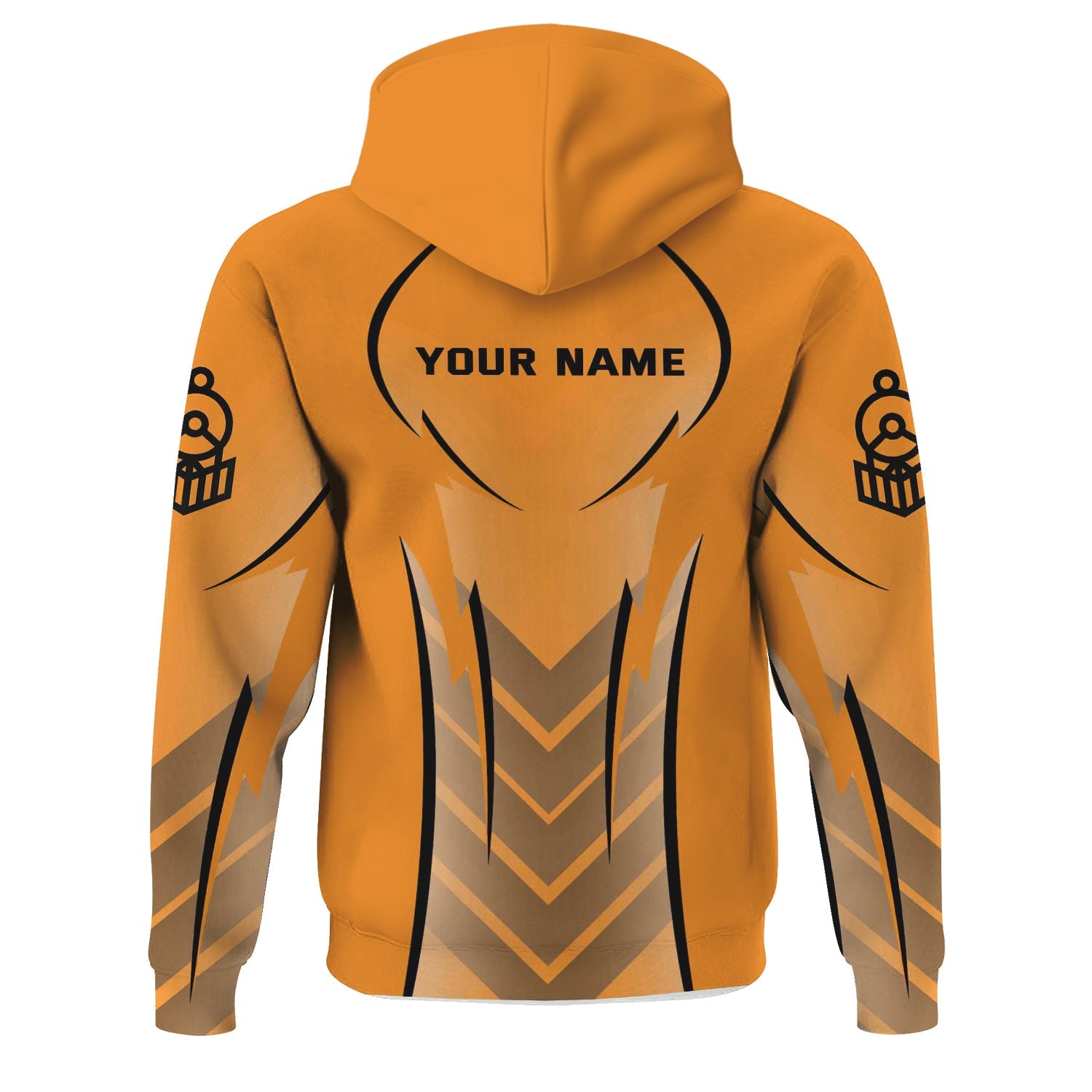 Railspirit Personalized Genesee & Wyoming Inc. Railroad Hoodie Striking Line Style Train Zip Up Hoodie For Locomotive Lovers