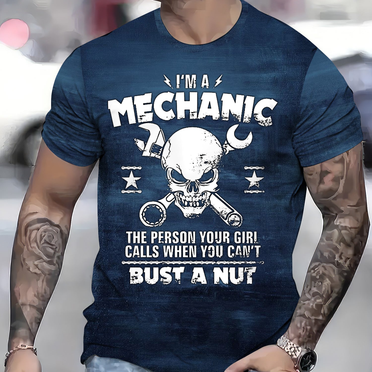 Vintage Mechanic Shirt I'm A Mechanic The Person Your Girl Calls When You Can't Bust a Nut T Shirt