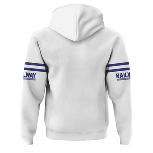 Railspirit Personalized CSX Transportation Railroad Hoodie CSX Engine Graphic Zip Up Hoodie