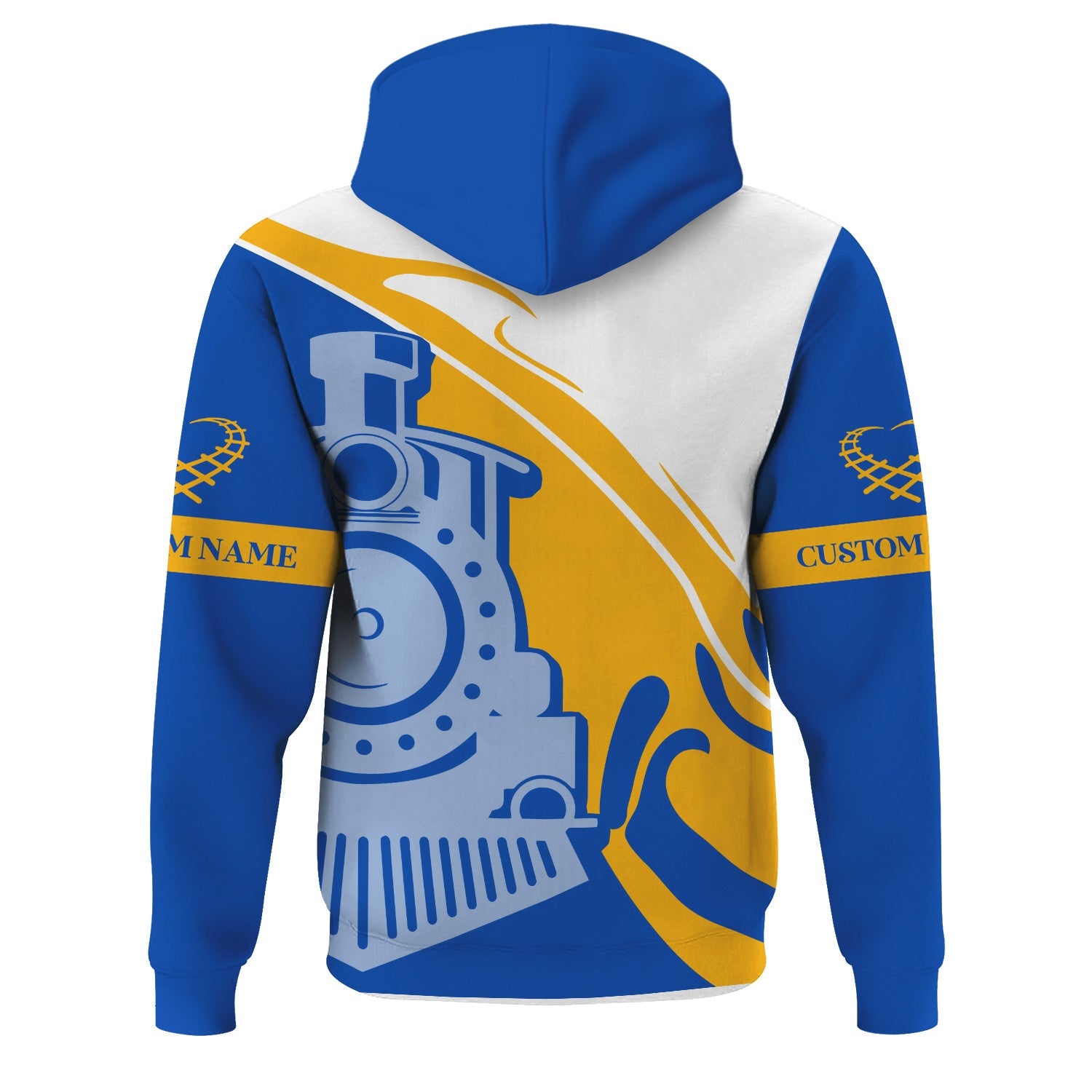 Railspirit Personalized Conrail Railroad Hoodie Flame-Inspired Style Zip Up Hoodie Gift Idea For Train Lovers
