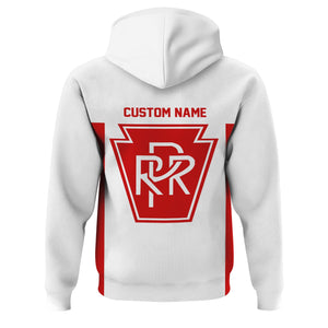 Railspirit Custom Name Pennsylvania Railroad Hoodie Yes I Need All Those Train Printed Zip Hoodie