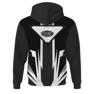 Railspirit New York Central Railroad Hoodie Bold Graphic Style All Over Printed Zip Up Hoodie