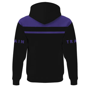 Railspirit Custom Name Southern Pacific Railroad Hoodie American Train Ticket Printed Zip Hoodie