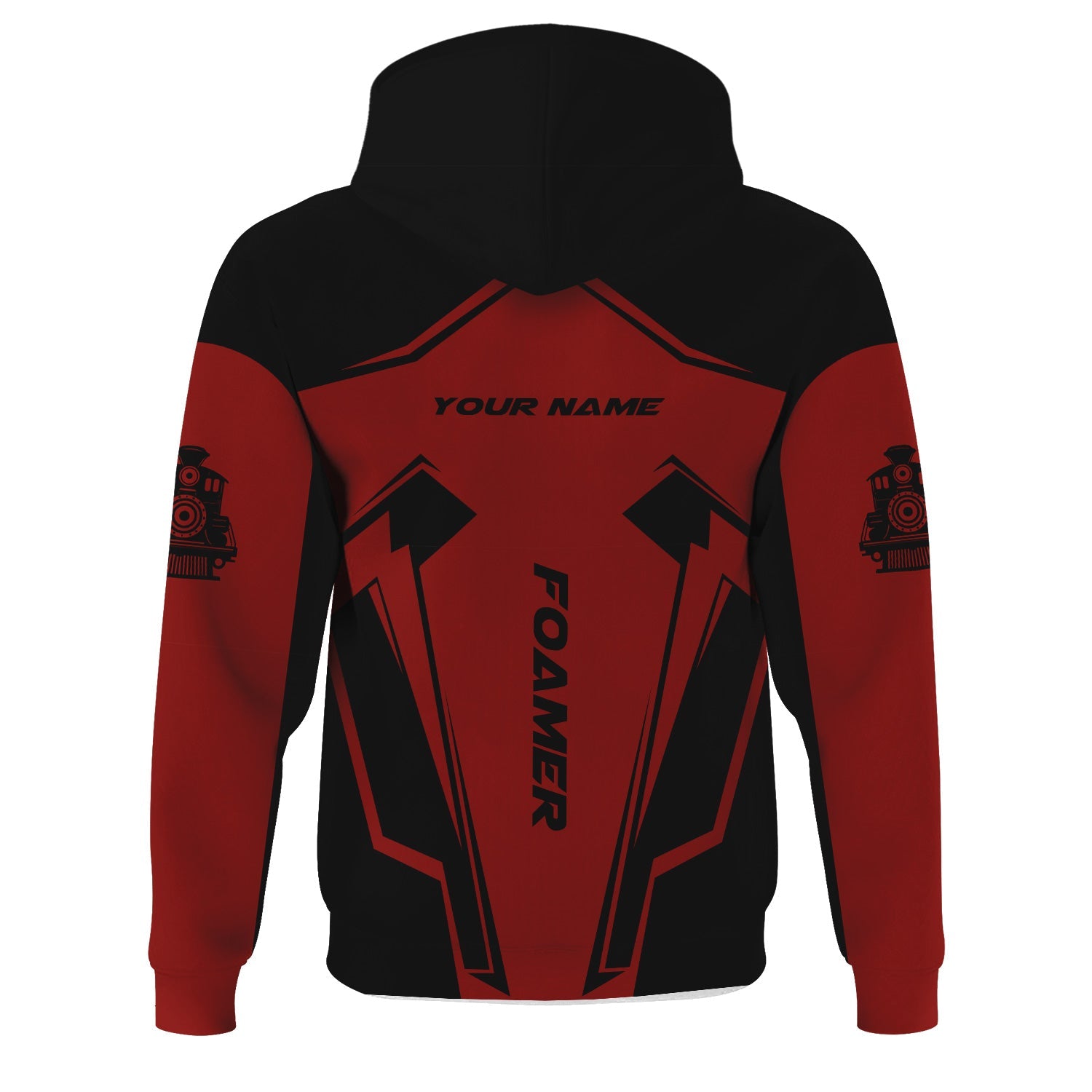 Railspirit Personalized Great Northern Railway Hoodie Railway Trainspotter Style GNR Zip Up Hoodie Gift Idea For Foamers