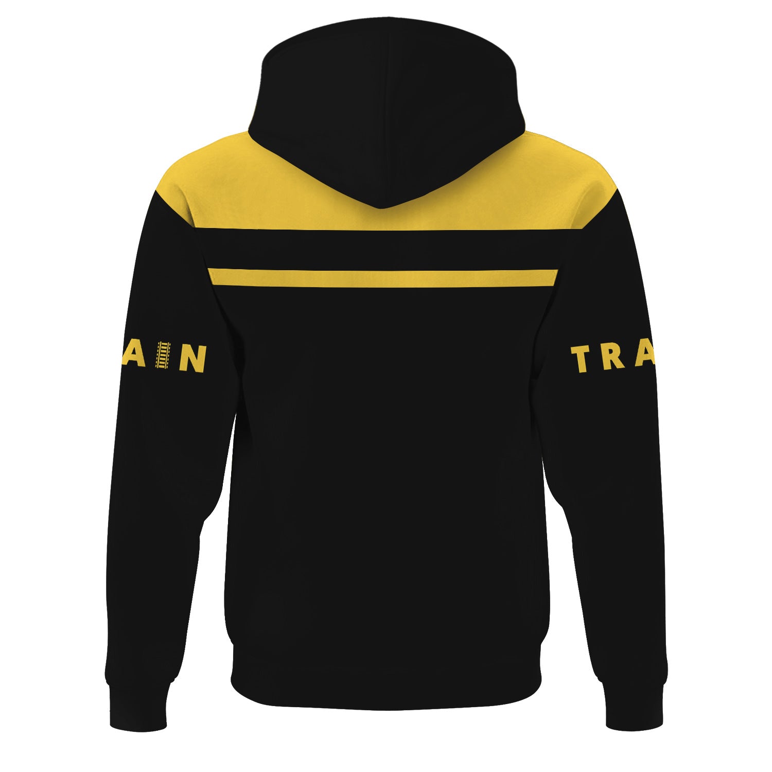 Railspirit Custom Name Erie Railroad Hoodie American Train Ticket Printed Zip Hoodie