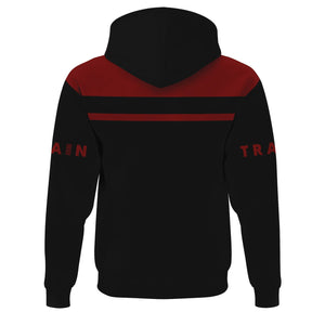 Railspirit Custom Name Delaware, Lackawanna and Western Railroad Hoodie American Train Ticket DL&W Printed Zip Hoodie
