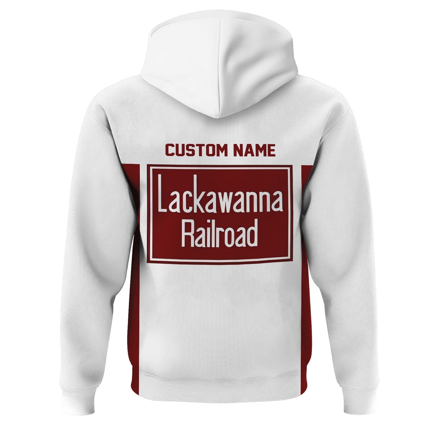 Railspirit Custom Name Delaware, Lackawanna and Western Railroad Hoodie Yes I Need All Those Train DL&W Printed Zip Hoodie