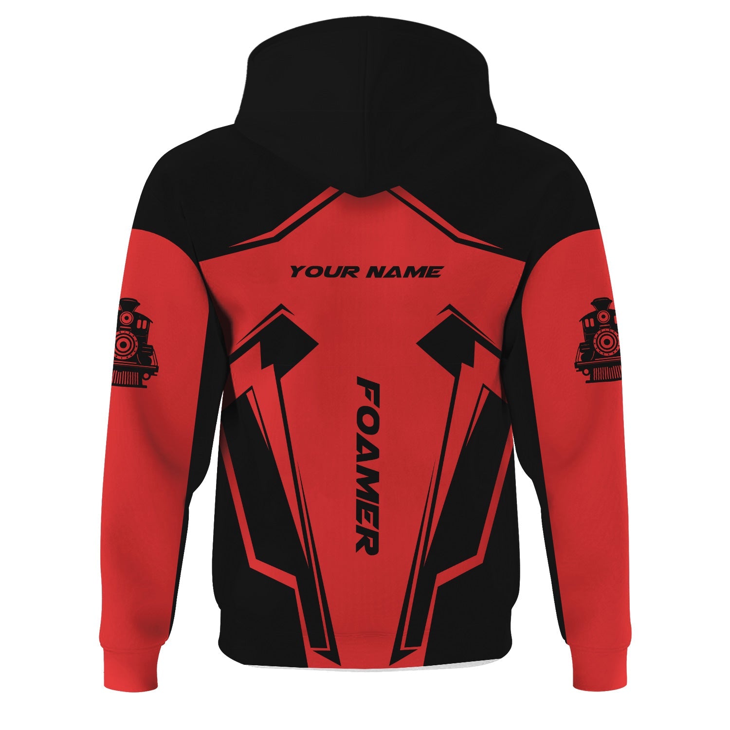 Railspirit Personalized Seaboard Air Line Railroad Hoodie Railway Trainspotter Style Zip Up Hoodie Gift Idea For Foamers