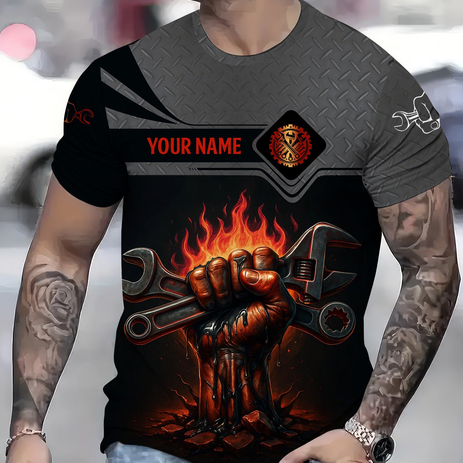 Personalized Mechanic Shirt, Remember That I Am A Mechanic Who Knows How To Use His Greasy Hands, Gift For Men