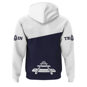 Railspirit Custom Name Chessie System Railroad Hoodie One Track Mind Printed Zip Hoodie