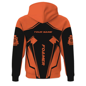 Railspirit Personalized Illinois Central Railroad Hoodie Railway Trainspotter Style Zip Up Hoodie Gift Idea For Foamers