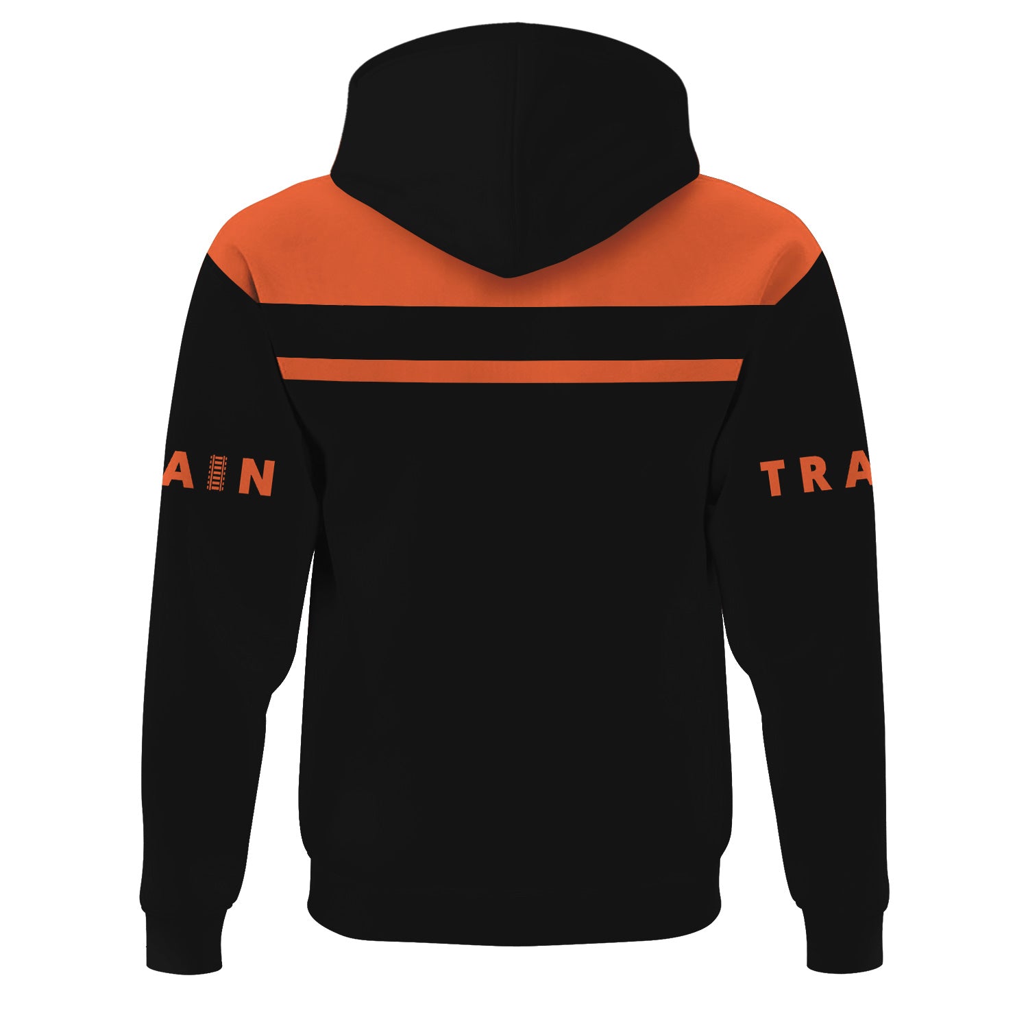 Railspirit Custom Name Illinois Central Railroad Hoodie American Train Ticket Printed Zip Hoodie