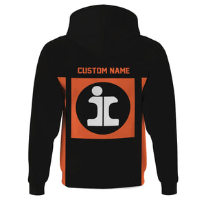 Railspirit Custom Name Illinois Central Railroad Hoodie Yes I Need All Those Train Printed Zip Hoodie