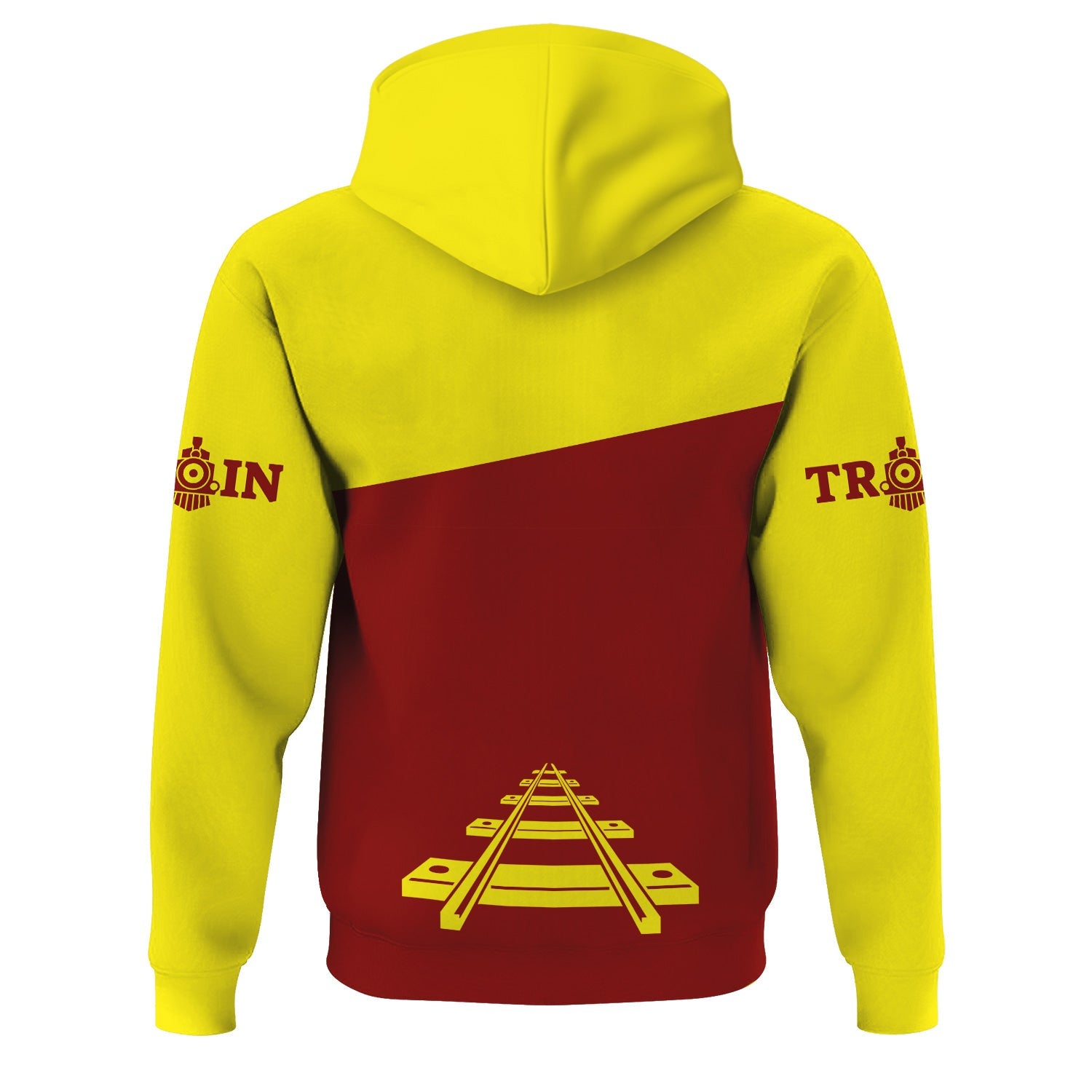 Railspirit Custom Name Denver and Rio Grande Western Railroad Hoodie One Track Mind Printed Zip Hoodie