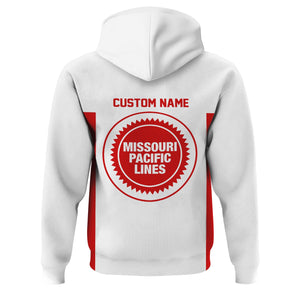 Railspirit Custom Name Missouri Pacific Railroad Hoodie Yes I Need All Those Train Printed Zip Hoodie