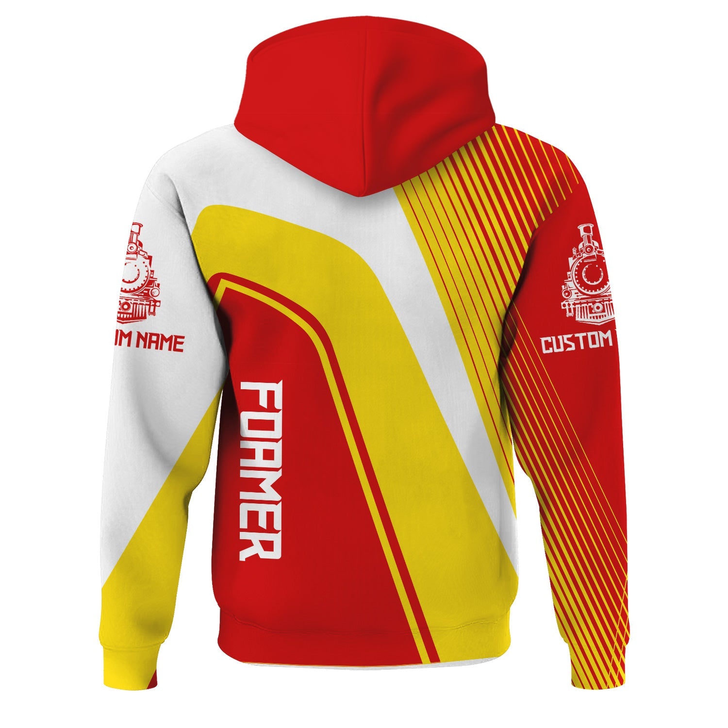 Railspirit Personalized Missouri Pacific Railroad Hoodie Vibrant Striking Style Zip Up Hoodie For Rail Enthusiasts