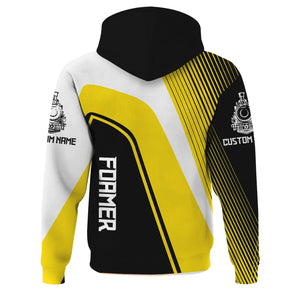 Railspirit Personalized Reading Railroad Hoodie Vibrant Striking Style Zip Up Hoodie For Rail Enthusiasts