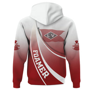 Railspirit Personalized Lehigh Valley Railroad Hoodie Railway-Themed Style Zip Up Hoodie Gift Idea For Trainspotter