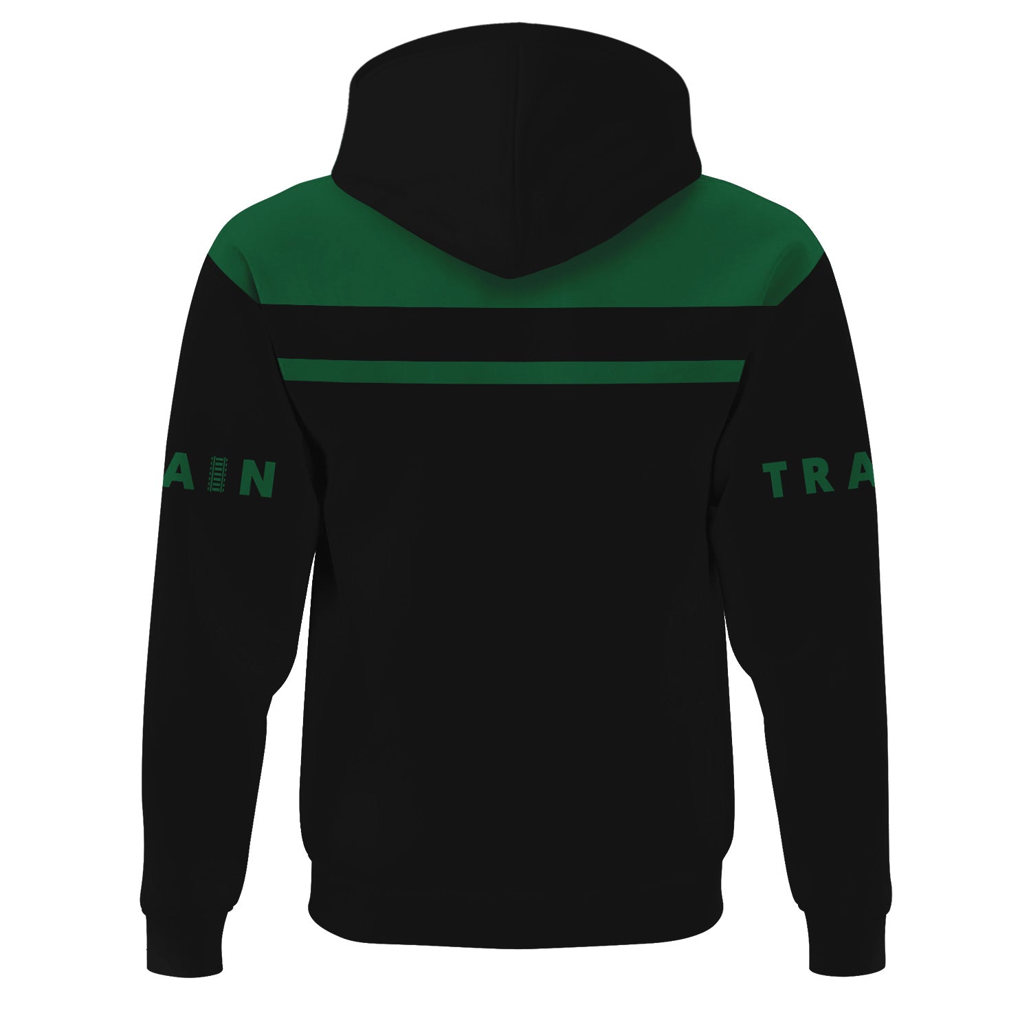 Railspirit Custom Name Maine Central Railroad Hoodie American Train Ticket Printed Zip Hoodie