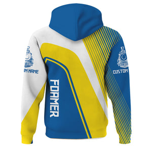 Railspirit Personalized Union Pacific Railroad Hoodie Vibrant Striking Style Big Boy Zip Up Hoodie For Rail Enthusiasts